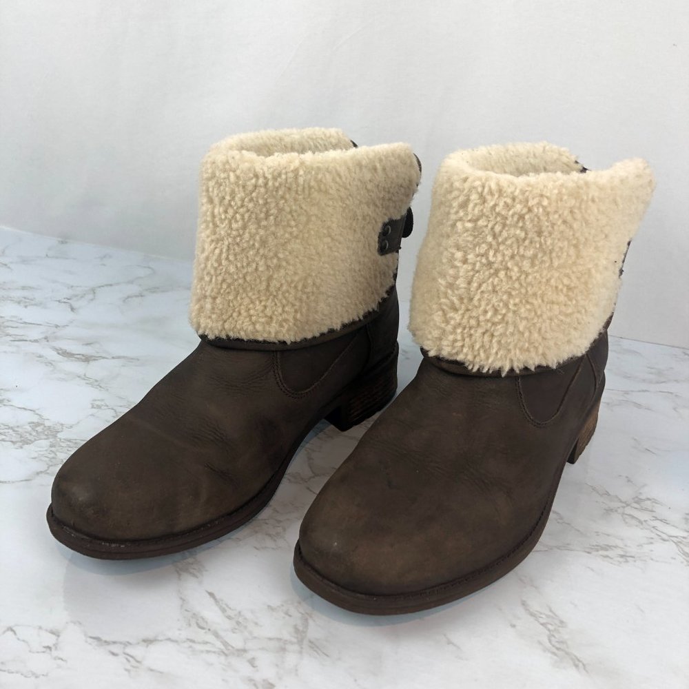 UGG Aldon Cuff Waterproof Short Boots S/N 1017486
